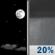 Tonight: A slight chance of showers between 2am and 3am.  Increasing clouds, with a low around 57. South wind around 8 mph.  Chance of precipitation is 20%.