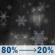 Tonight: Snow, possibly mixed with rain, mainly before 9pm. Patchy fog. Low around 31. Calm wind becoming west around 5 mph after midnight. Chance of precipitation is 80%. New snow accumulation of less than one inch possible. Tonight: Snow, possibly mixed with rain, mainly before 9pm. Patchy fog. Low around 31. Calm wind becoming west around 5 mph after midnight. Chance of precipitation is 80%. New snow accumulation of less than one inch possible.